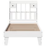 Casa si Gradina - Mobilier - Paturi si accesorii - Paturi - Cadru de pat fara saltea, alb, 90x200 cm, lemn masiv pin - Infinity.ro