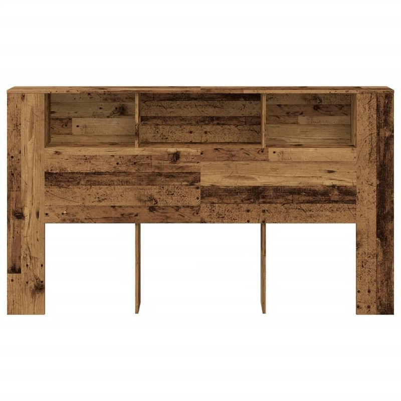 Casa si Gradina - Mobilier - Paturi si accesorii - Accesorii paturi - Tablie pat cu dulap lemn vechi 180x18,5x102,5 cm lemn prelucrat - Infinity.ro