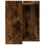 Petshop - Ingrijire si Igiena - Litiere si accesorii - Litiere acoperite - Cutie litiera pisici stejar fumuriu 42x42x51 cm lemn prelucrat - Infinity.ro