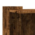 Petshop - Ingrijire si Igiena - Litiere si accesorii - Litiere acoperite - Cutie litiera pisici stejar fumuriu 42x42x51 cm lemn prelucrat - Infinity.ro