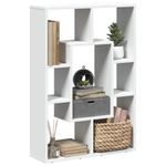 Casa si Gradina - Mobilier - Biblioteci si rafturi - Biblioteci - Biblioteca, alb, 63x20x90 cm, lemn prelucrat - Infinity.ro