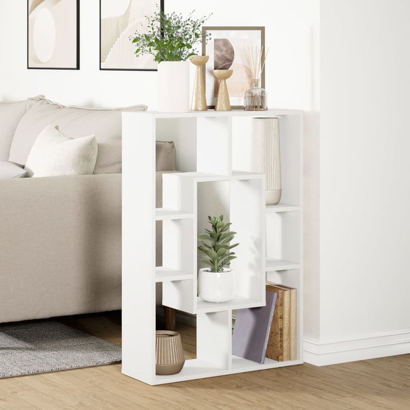 Casa si Gradina - Mobilier - Biblioteci si rafturi - Biblioteci - Biblioteca, alb, 63x20x90 cm, lemn prelucrat - Infinity.ro
