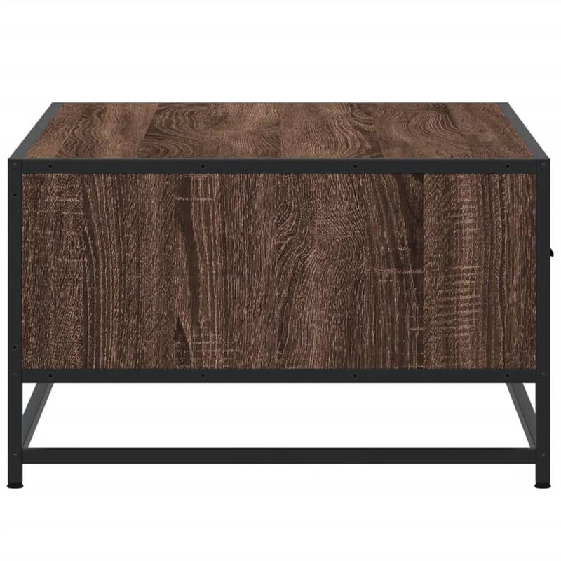 Casa si Gradina - Mobilier - Mese si birouri - Masute de cafea - Masuta cafea, stejar maro, 90x57x35 cm, lemn prelucrat/metal - Infinity.ro