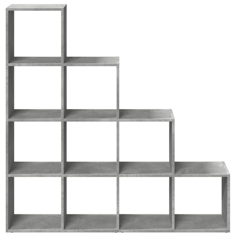 Casa si Gradina - Mobilier - Biblioteci si rafturi - Biblioteci - Biblioteca/separator camera gri beton 131,5x29x131,5 cm lemn - Infinity.ro