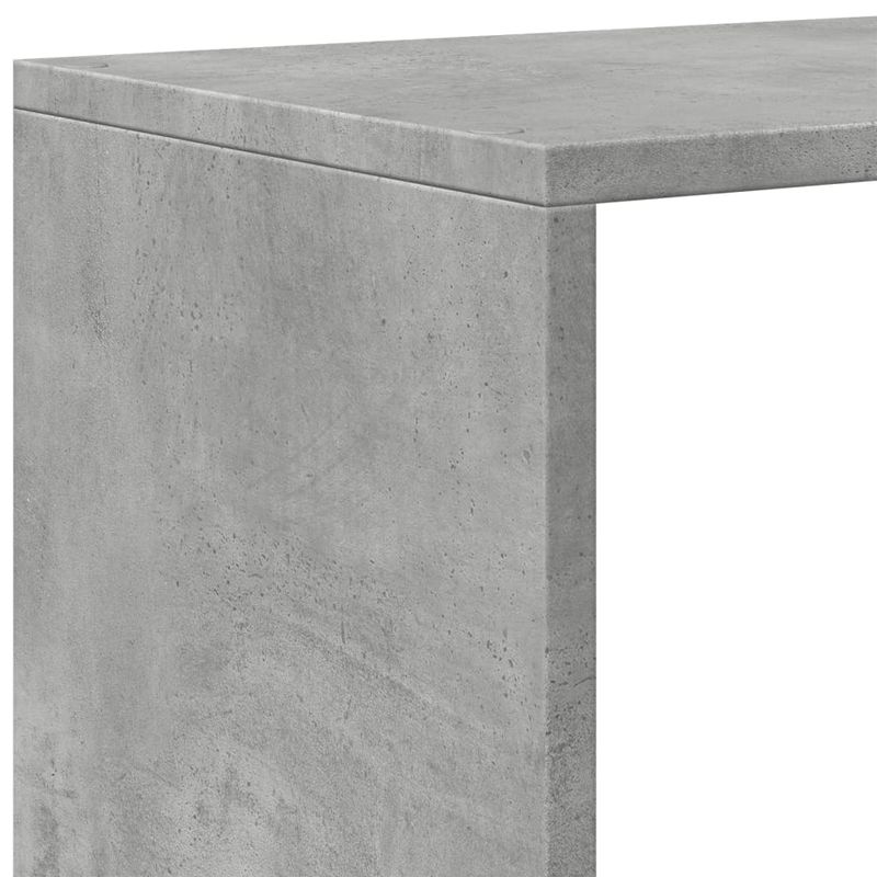 Casa si Gradina - Mobilier - Biblioteci si rafturi - Biblioteci - Biblioteca/separator camera gri beton 131,5x29x131,5 cm lemn - Infinity.ro