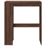 Casa si Gradina - Mobilier - Mese si birouri - Mese bucatarie si dining - Masa bar cu rafturi, stejar maro, 90x40x103,5 cm lemn prelucrat - Infinity.ro