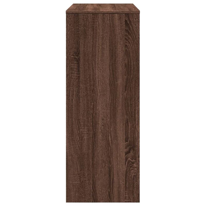 Casa si Gradina - Mobilier - Mese si birouri - Mese bucatarie si dining - Masa bar cu rafturi, stejar maro, 90x40x103,5 cm lemn prelucrat - Infinity.ro