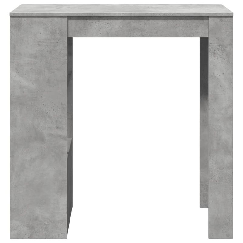 Casa si Gradina - Mobilier - Mese si birouri - Mese bucatarie si dining - Masa de bar cu raft, gri beton, 102x50x103,5 cm, lemn prelucrat - Infinity.ro