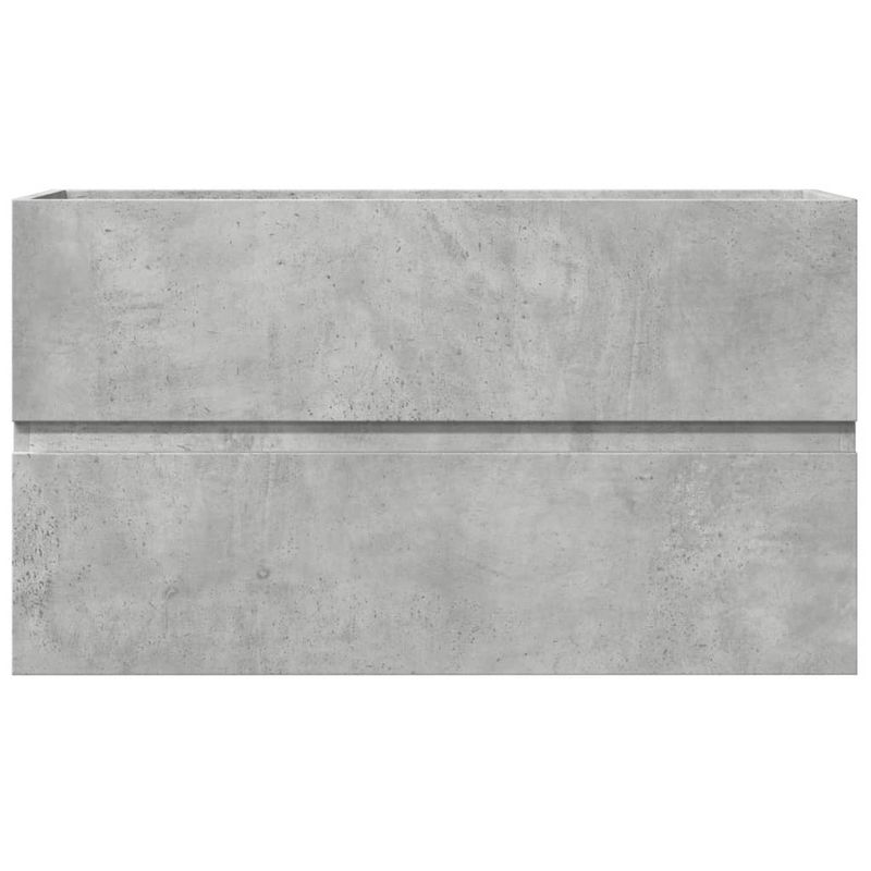 Casa si Gradina - Mobilier - Mobilier baie - Comode baie - Dulap suspendat de baie, gri beton 80x38,5x45 cm lemn prelucrat - Infinity.ro