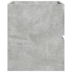 Casa si Gradina - Mobilier - Mobilier baie - Comode baie - Dulap suspendat de baie, gri beton 80x38,5x45 cm lemn prelucrat - Infinity.ro