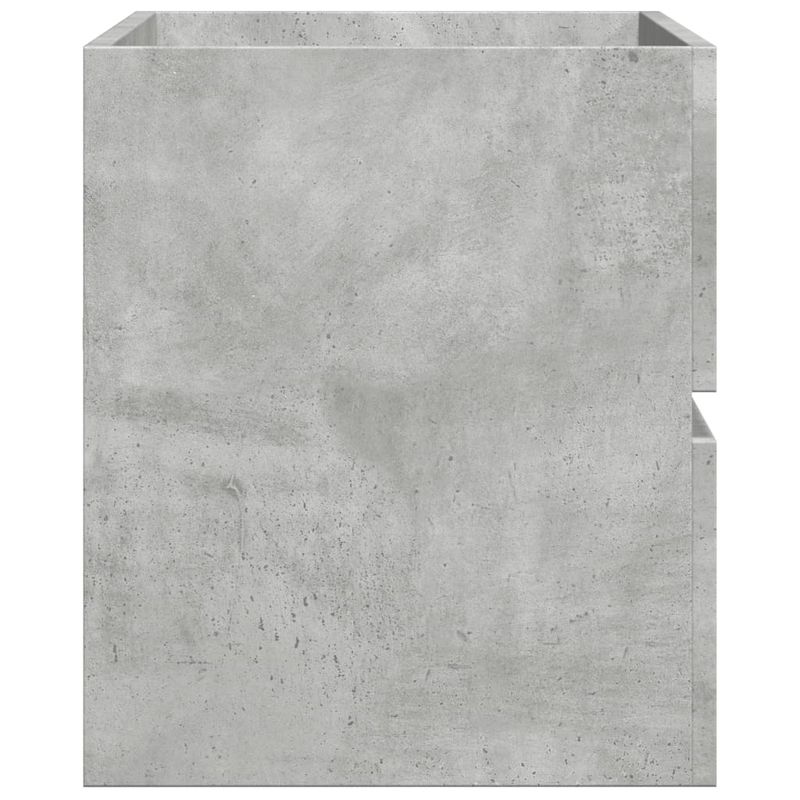 Casa si Gradina - Mobilier - Mobilier baie - Comode baie - Dulap suspendat de baie, gri beton 80x38,5x45 cm lemn prelucrat - Infinity.ro