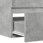 Casa si Gradina - Mobilier - Mobilier baie - Comode baie - Dulap suspendat de baie, gri beton 80x38,5x45 cm lemn prelucrat - Infinity.ro