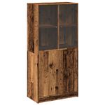 Casa si Gradina - Mobilier - Comode si corpuri - Corpuri bucatarie - Dulap inalt cu usi, lemn vechi, 68x37x142 cm, lemn prelucrat - Infinity.ro