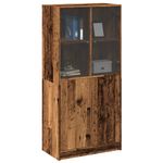 Casa si Gradina - Mobilier - Comode si corpuri - Corpuri bucatarie - Dulap inalt cu usi, lemn vechi, 68x37x142 cm, lemn prelucrat - Infinity.ro