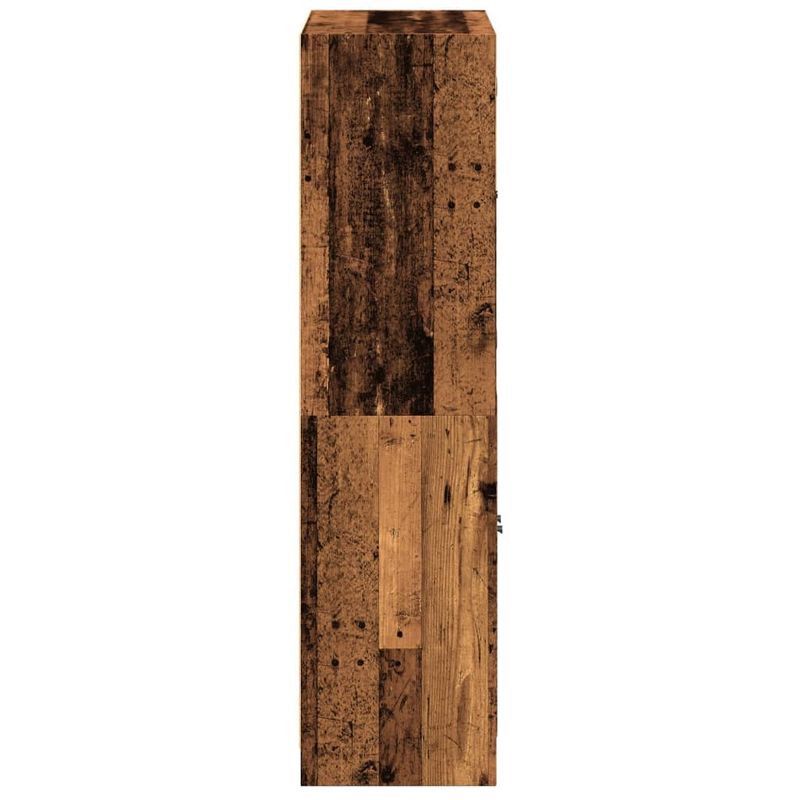 Casa si Gradina - Mobilier - Comode si corpuri - Corpuri bucatarie - Dulap inalt cu usi, lemn vechi, 68x37x142 cm, lemn prelucrat - Infinity.ro
