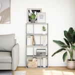 Casa si Gradina - Mobilier - Biblioteci si rafturi - Biblioteci - Biblioteca, gri sonoma, 60x20x120 cm, lemn prelucrat - Infinity.ro