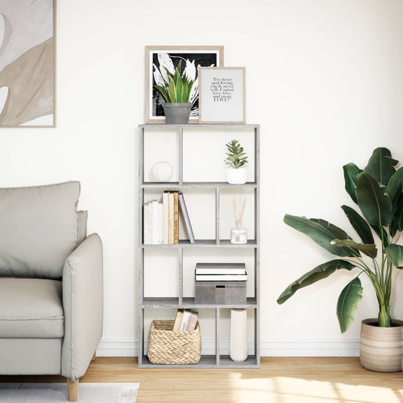 Casa si Gradina - Mobilier - Biblioteci si rafturi - Biblioteci - Biblioteca, gri sonoma, 60x20x120 cm, lemn prelucrat - Infinity.ro