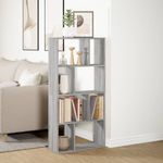 Casa si Gradina - Mobilier - Biblioteci si rafturi - Biblioteci - Biblioteca, gri sonoma, 60x20x120 cm, lemn prelucrat - Infinity.ro