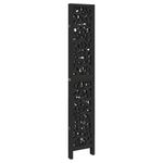 Casa si Gradina - Decoratiuni - Pereti despartitori si paravane - Paravan de camera cu 4 panouri, negru, lemn masiv paulownia - Infinity.ro