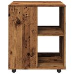 Casa si Gradina - Mobilier - Dulapuri si sifoniere - Dulapuri - Dulap cu roti, lemn invechit, 60x53x72 cm, lemn prelucrat - Infinity.ro
