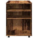 Casa si Gradina - Mobilier - Dulapuri si sifoniere - Dulapuri - Dulap cu roti, lemn invechit, 60x53x72 cm, lemn prelucrat - Infinity.ro