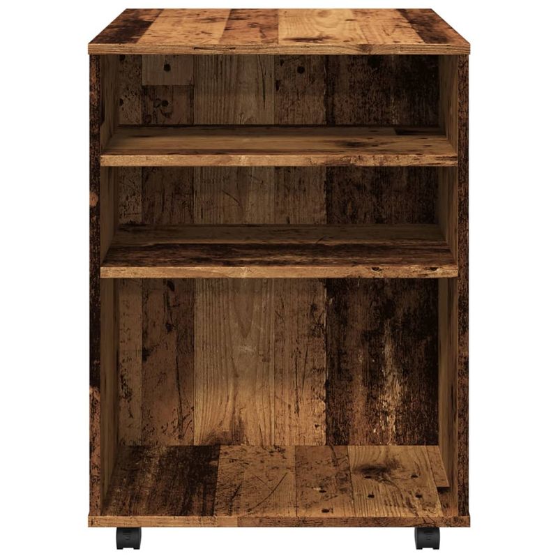 Casa si Gradina - Mobilier - Dulapuri si sifoniere - Dulapuri - Dulap cu roti, lemn invechit, 60x53x72 cm, lemn prelucrat - Infinity.ro
