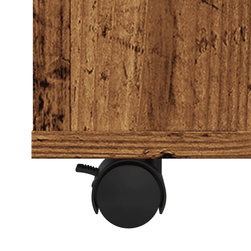 Casa si Gradina - Mobilier - Dulapuri si sifoniere - Dulapuri - Dulap cu roti, lemn invechit, 60x53x72 cm, lemn prelucrat - Infinity.ro