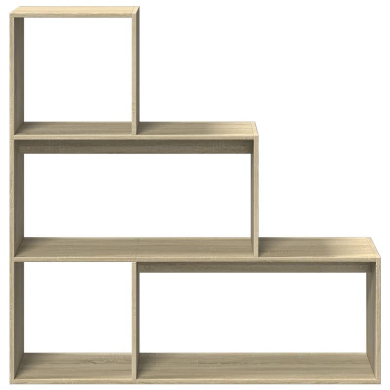 Casa si Gradina - Mobilier - Biblioteci si rafturi - Biblioteci - Biblioteca/separator 3 niveluri stejar sonoma 123x29x123cm lemn - Infinity.ro