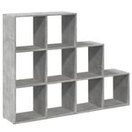 Casa si Gradina - Mobilier - Biblioteci si rafturi - Biblioteci - Biblioteca/separator camera gri beton 137,5x29x103,5 cm lemn - Infinity.ro