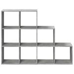 Casa si Gradina - Mobilier - Biblioteci si rafturi - Biblioteci - Biblioteca/separator camera gri beton 137,5x29x103,5 cm lemn - Infinity.ro