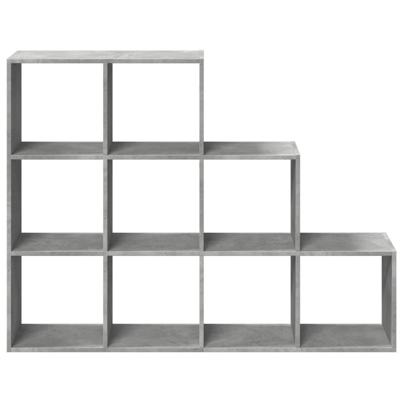 Casa si Gradina - Mobilier - Biblioteci si rafturi - Biblioteci - Biblioteca/separator camera gri beton 137,5x29x103,5 cm lemn - Infinity.ro
