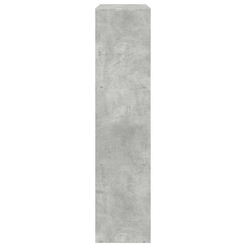 Casa si Gradina - Mobilier - Biblioteci si rafturi - Biblioteci - Biblioteca/separator camera gri beton 137,5x29x103,5 cm lemn - Infinity.ro