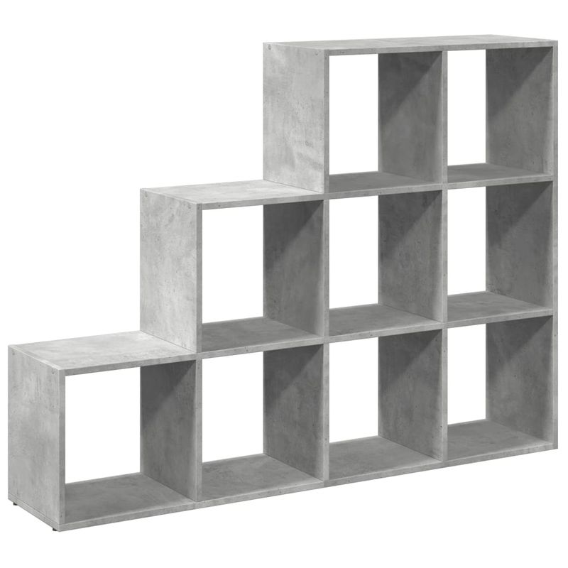 Casa si Gradina - Mobilier - Biblioteci si rafturi - Biblioteci - Biblioteca/separator camera gri beton 137,5x29x103,5 cm lemn - Infinity.ro