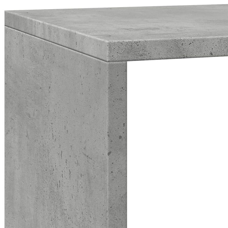 Casa si Gradina - Mobilier - Biblioteci si rafturi - Biblioteci - Biblioteca/separator camera gri beton 137,5x29x103,5 cm lemn - Infinity.ro