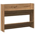 Casa si Gradina - Mobilier - Organizare si depozitare - Organizator incaltaminte - Pantofar perete, stejar artizanal, 80x18x60 cm, lemn prelucrat - Infinity.ro