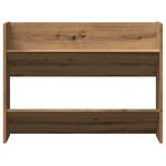 Casa si Gradina - Mobilier - Organizare si depozitare - Organizator incaltaminte - Pantofar perete, stejar artizanal, 80x18x60 cm, lemn prelucrat - Infinity.ro