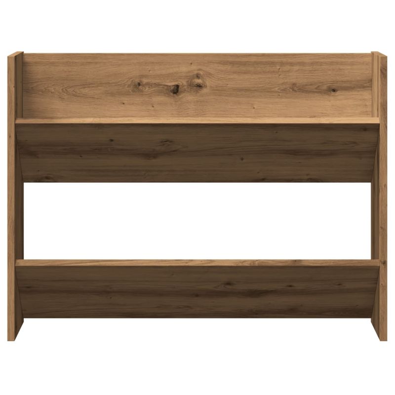 Casa si Gradina - Mobilier - Organizare si depozitare - Organizator incaltaminte - Pantofar perete, stejar artizanal, 80x18x60 cm, lemn prelucrat - Infinity.ro
