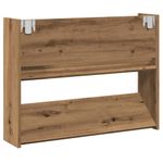 Casa si Gradina - Mobilier - Organizare si depozitare - Organizator incaltaminte - Pantofar perete, stejar artizanal, 80x18x60 cm, lemn prelucrat - Infinity.ro