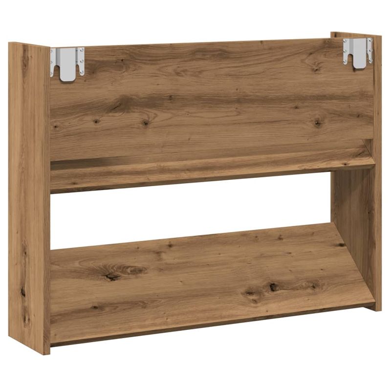 Casa si Gradina - Mobilier - Organizare si depozitare - Organizator incaltaminte - Pantofar perete, stejar artizanal, 80x18x60 cm, lemn prelucrat - Infinity.ro