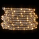 Casa si Gradina - Decoratiuni - Decoratiuni de sezon - Cablu luminos cu 1200 LED-uri, alb cald, 50 m, PVC - Infinity.ro