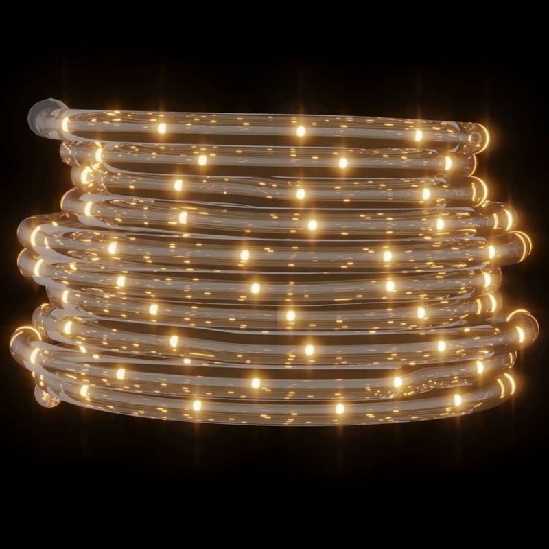 Casa si Gradina - Decoratiuni - Decoratiuni de sezon - Cablu luminos cu 1200 LED-uri, alb cald, 50 m, PVC - Infinity.ro