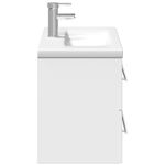 Casa si Gradina - Mobilier - Mobilier baie - Comode baie - Comoda pentru chiuveta de baie, lavoar incorporat, alb, mărime 80x38.5x48 cm - Infinity.ro