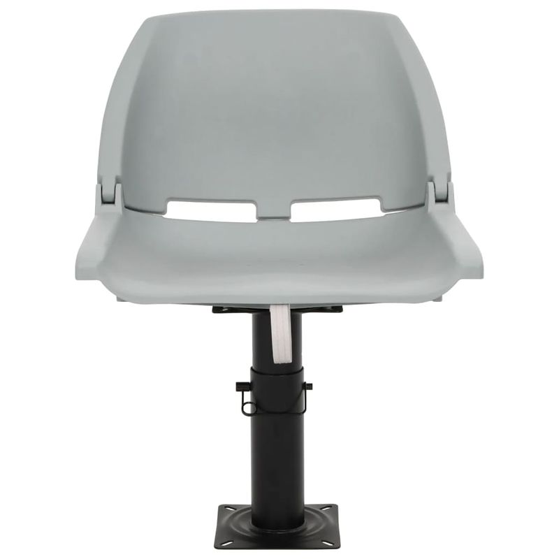 Auto si Moto - Ambarcatiuni - Piese pentru ambarcatiuni - Set scaun pliabil, 4 piese, fara pernă, 48x51x41 cm, model cu piedestal reglabil - Infinity.ro