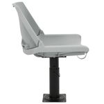 Auto si Moto - Ambarcatiuni - Piese pentru ambarcatiuni - Set scaun pliabil, 4 piese, fara pernă, 48x51x41 cm, model cu piedestal reglabil - Infinity.ro
