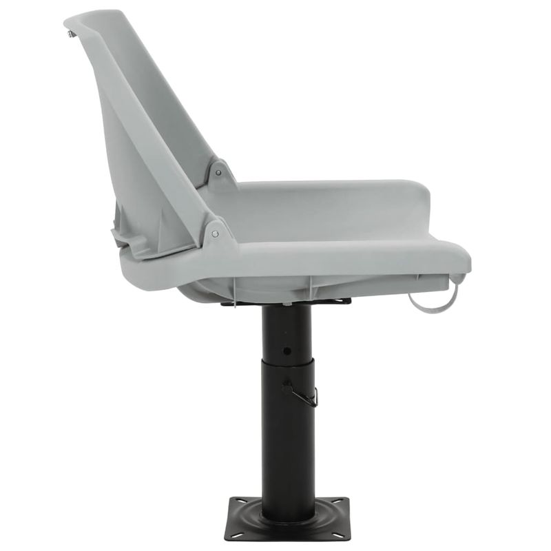 Auto si Moto - Ambarcatiuni - Piese pentru ambarcatiuni - Set scaun pliabil, 4 piese, fara pernă, 48x51x41 cm, model cu piedestal reglabil - Infinity.ro