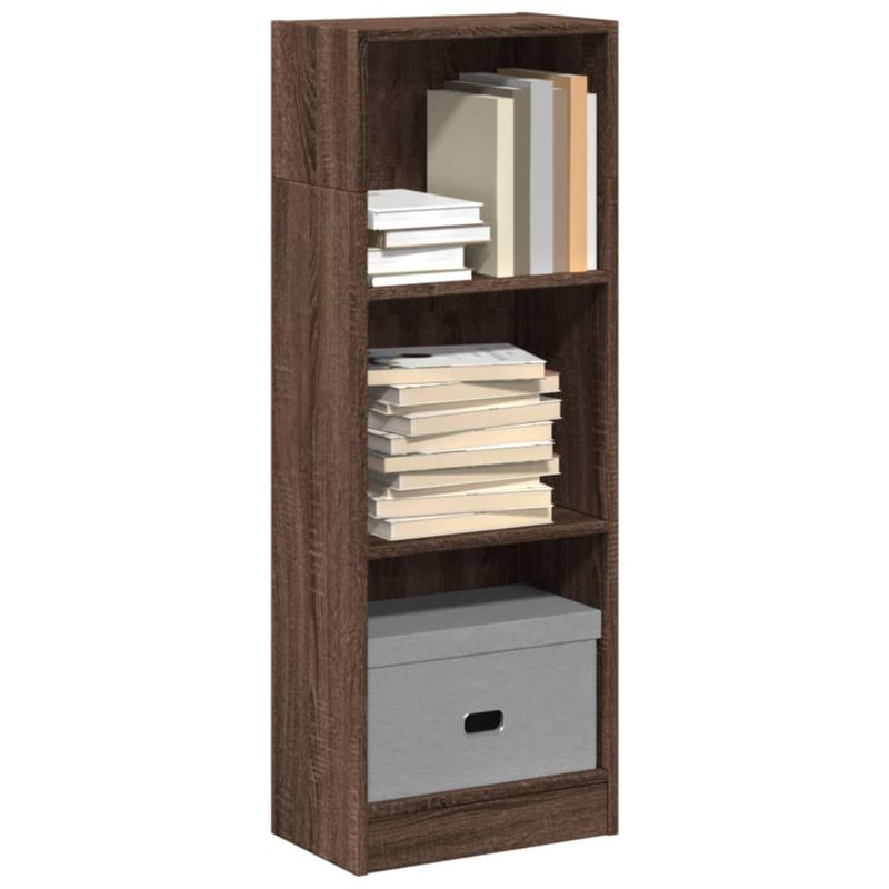 Casa si Gradina - Mobilier - Biblioteci si rafturi - Biblioteci - Biblioteca, stejar maro, 40x24x109 cm, lemn prelucrat - Infinity.ro