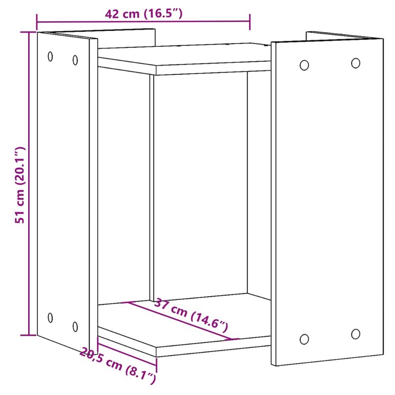 Petshop - Ingrijire si Igiena - Litiere si accesorii - Litiere acoperite - Cutie pentru litiera pisici, alb, 42x42x51 cm, lemn prelucrat - Infinity.ro