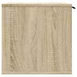 Petshop - Ingrijire si Igiena - Litiere si accesorii - Litiere acoperite - Cutie litiera pisici stejar sonoma 80x50x45 cm lemn prelucrat - Infinity.ro
