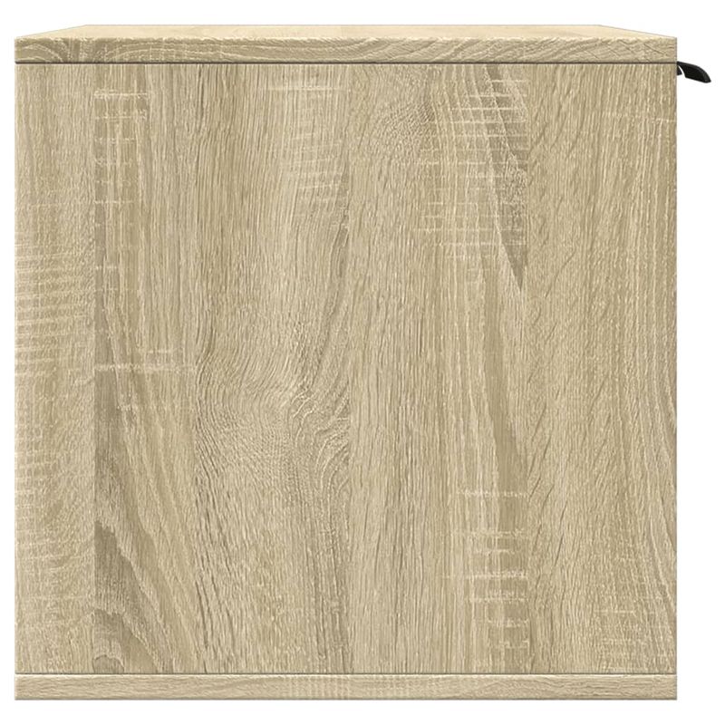Petshop - Ingrijire si Igiena - Litiere si accesorii - Litiere acoperite - Cutie litiera pisici stejar sonoma 80x50x45 cm lemn prelucrat - Infinity.ro