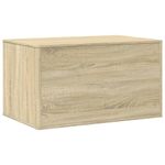 Petshop - Ingrijire si Igiena - Litiere si accesorii - Litiere acoperite - Cutie litiera pisici stejar sonoma 80x50x45 cm lemn prelucrat - Infinity.ro